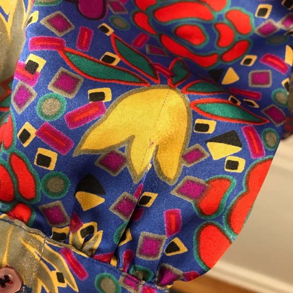 Vintage Oscar De La Renta Button Down Top - Picture 6 of 10